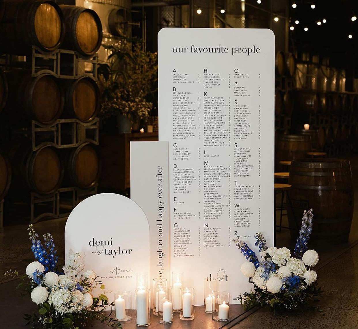 The Grand Pair – Luxe Arch Seating Chart & Welcome Sign Package 💍✨